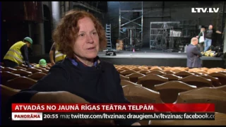 Atvadās no Jaunā Rīgas teātra telpām