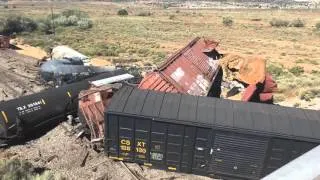 Train derails east of Gallup