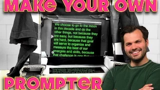 Make Your Own Teleprompter for $10 (+ an iPad)