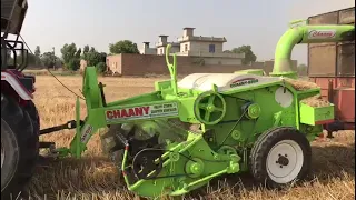 Arjun 605 CHANNY Reaper model2200 #farming #tractor #jamidar