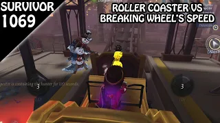 Running away from wheel using Roller Coaster - Survivor Rank #1069 (Identity v)