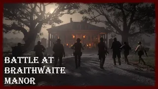 Braithwaite Manor Shootout Scene - Red Dead Redemption 2 PC (HD)