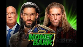 Roman Reigns vs Edge WWE Championship | Money In The bank 2021