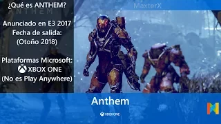 Anthem - Impresionante - E3 2017