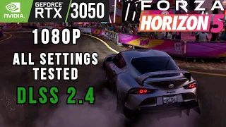 Forza Horizon 5 DLSS Update | RTX 3050 (All Settings DLSS Quality) | MSI GF63 Thin Laptop