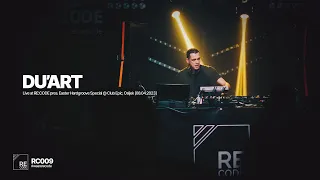 Du'Art live at RE:CODE pres. Easter Hardgroove Special @ Club Epic, Osijek [08.04.2023] [RC009]