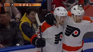 Dale Weise Goal - Philadelphia Flyers vs Buffalo Sabres (12/8/18)