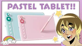 Pastel Aesthetic Drawing Tablet!【Intangbo X7 REVIEW】