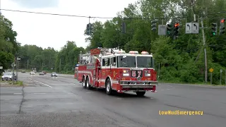 Bedford Hills FD Car 2033 + Tower Ladder 57 (F.A.S.T.) + Somers FD Engine 183 Responding