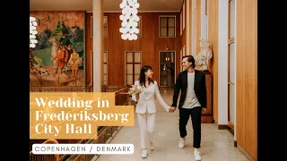 Wedding in Frederiksberg City Hall 2022