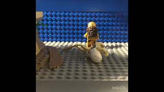 Lego Wonder Woman vs cheetah stop motion