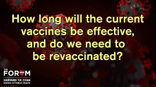 Yonatan Grad: How long will the current vaccines be effective, and do we need to be revaccinated?