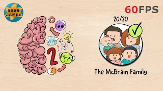 Brain Test 2: The McBrain Family Level 1 To 20 By (Unico Studio LLC), iOS/Android Walkthrough