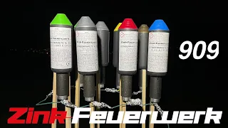 Zink Bombenrakete 909 | All Colors / Alle Farben | Zink - Feuerwerk