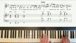 Piano Cover ALWAYS (from Feel The Beat) by Sofia Carson (NO vocal guide) - with sheet music