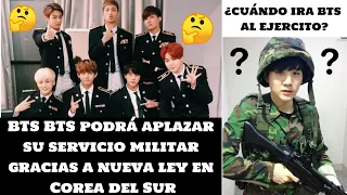 ¿¡CUANDO IRA BTS AL EJERCITO?