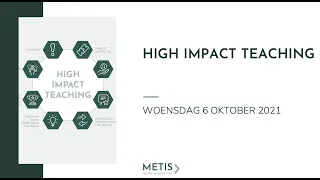 Webinar 6 oktober 2021 | High Impact Teaching