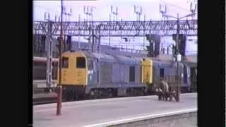 Trains In The 1990's   Crewe Diesel & Electric Variety 1990