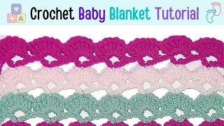 How to Crochet a Beautiful Shells Blanket in One Color: Step-by-Step Tutorial