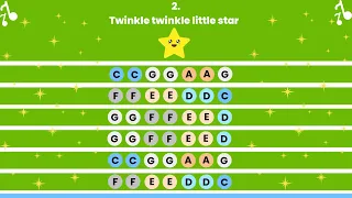 TWINKLE TWINKLE LITTLE STAR – XYLOPHONE PLAY ALONG VIDEO TUTORIAL