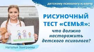 Рисуночный тест «СЕМЬЯ»: что должно насторожить детского психолога?