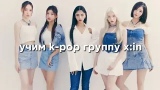 учим k-pop группу x:in/учимся различать x:in | vetmifi