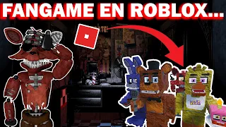 HAGO UN FANGAME DE FNAF EN ROBLOX (es una mrd) - SansPro23