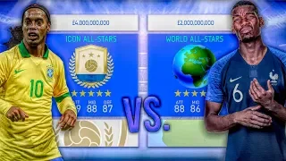 Icon ALL-STARS vs. World ALL-STARS - FIFA 19 Career Mode Experiment