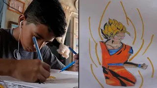 14-Year-Old Autistic Teen Sells Drawings to Survive