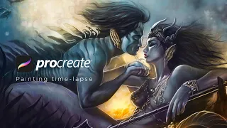 Mermaid Digital Painting Timelapse