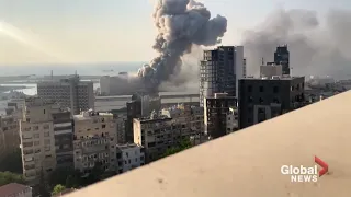 Взрыв в Бейруте 3. (Beirut massive explosion).