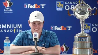 Robert Macintyre Winner Press Conference 2024 RBC Canadian Open © PGA Tour