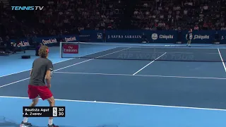 Hot Shot: Zverev, Helped By Tweener, Wins Epic 40-Shot Rally In Basel 2018