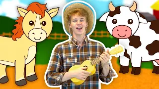 Learn About Animals! | Old MacDonald Had A Farm & Animal Sounds Songs - Funtastic TV