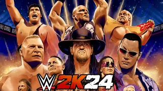 All Characters WWE 2K24  [4K 60FPS-UHD] No Commentary