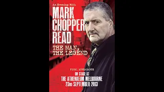 An Evening with Mark Chopper Read The Man The Legend Final Appearance The Athenaeum Melb 23/09/2013