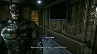 [WORLD FIRST]What happens if you leave when Robin tells you to get in the cell? Batman Arkham Knight