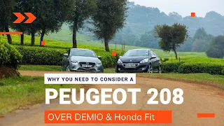 Would YOU CONSIDER the Peugeot 208 gti over the Mazda demio & Honda fit?This is WHY