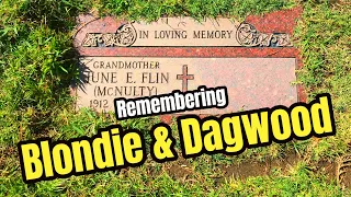 Famous Graves - BLONDIE & DAGWOOD & Others - Remembering The Movie & TV Show Casts