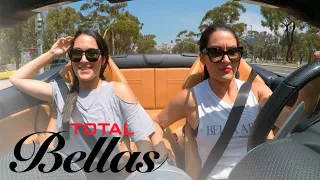 Brie Thinks Nikki's Ferrari Test Drive Is a Mid-Life Crisis | Total Bellas | E!