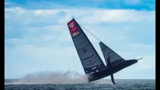 American Magic AC75 Capsize! Full story+aftermath of Prada Cup Day 3. #AmericasCup.