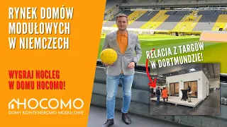 DOMY MODUŁOWE w Polsce i Niemczech. Porównanie na targach w Dortmundzie. WYGRAJ NOCLEG z HOCOMO