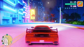 GTA Vice City Remastered 2021 - Ultra Graphics Maxed-Out Gameplay [GTA 5 PC Mod]