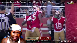 San Francisco 49ers vs. New Orleans Saints | 2022 Week 12 Full Game Highlights | Reaction