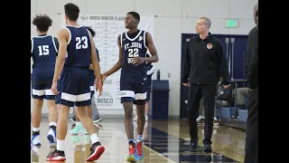 2022 recruit Jeremiah Nyarko leads St. John Bosco basketball over Windward