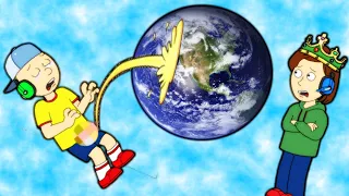 Caillou takes a massive Pee/floods the world/Grounded