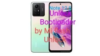 Xiaomi Redmi Note 12 S unlock Bootloader by Mi flash Unlock. Bootloader kilidi açma📲