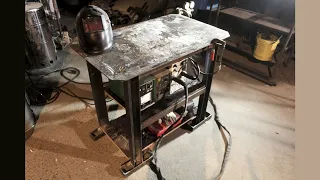 Building a Welding Table from Scrap