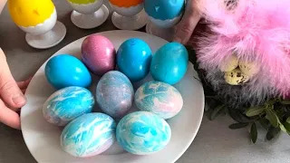 How to paint eggs for Easter - 2 Ways / Original Fast and beautiful!