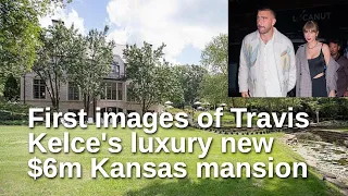 Travis Kelce's luxury new $6m Kansas mansion complete with a swimming pool and mini golf